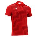 Thavil Polo RED/WHT 5XL Poloskjorte i elastisk stoff