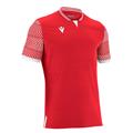 Tureis Shirt RED/WHT S Teknisk T-skjorte i ECO-tekstil